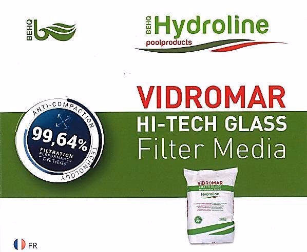 Média filtrant en verre recyclé Vidromar