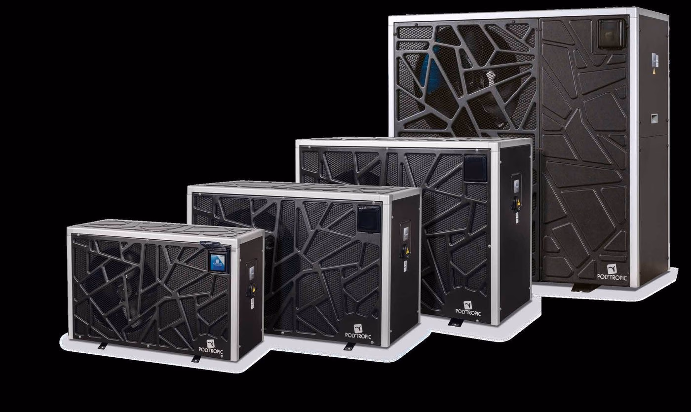 Gamme de pompes à chaleur Polytropic Master Inverter, trois tailles
