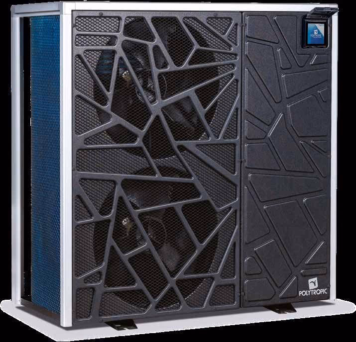 Pompe à chaleur Polytropic Master Inverter M, vue de trois quarts